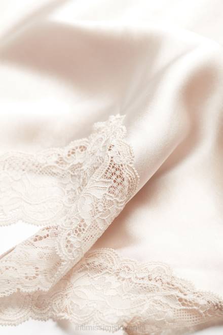 Intimissimi ženske 2280-roza svila oblačila 2R8X1477 vrh iz čipke in svile