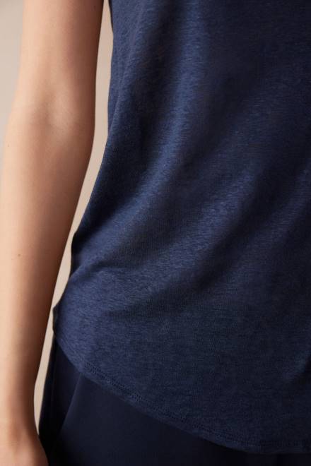Intimissimi ženske 243j-mornarsko modra oblačila 2R8X1282 kamisol iz lanu