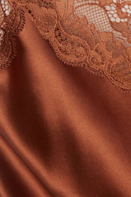 Intimissimi ženske 332j-svetli cimet oblačila 2R8X1267 vrh iz čipke in svile