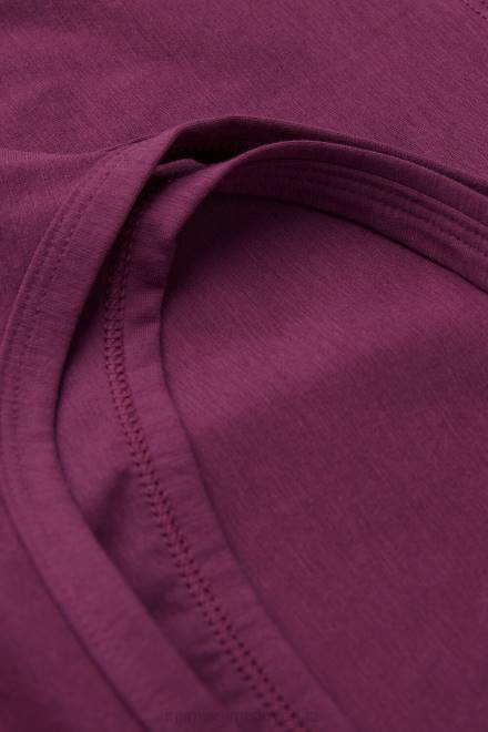 Intimissimi ženske 345j-vijolično vino oblačila 2R8X1272 zgornji del z naramnicami iz naravnega bombaža