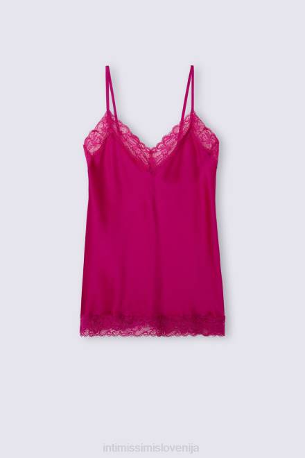 Intimissimi ženske 348j-vijolična orhideja oblačila 2R8X1260 vrh iz čipke in svile