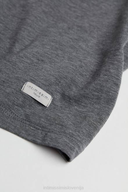 Intimissimi ženske 616i-cloud siva mešanica oblačila 2R8X1409 zgornji del z naramnicami iz naravnega bombaža