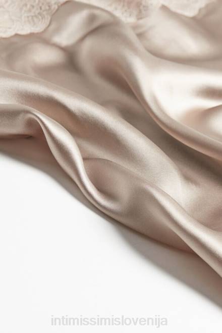 Intimissimi ženske 651i-pudrasto bež oblačila 2R8X1405 vrh iz čipke in svile