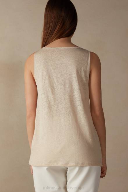 Intimissimi ženske 913i-bež vrv oblačila 2R8X1293 kamisol iz lanu