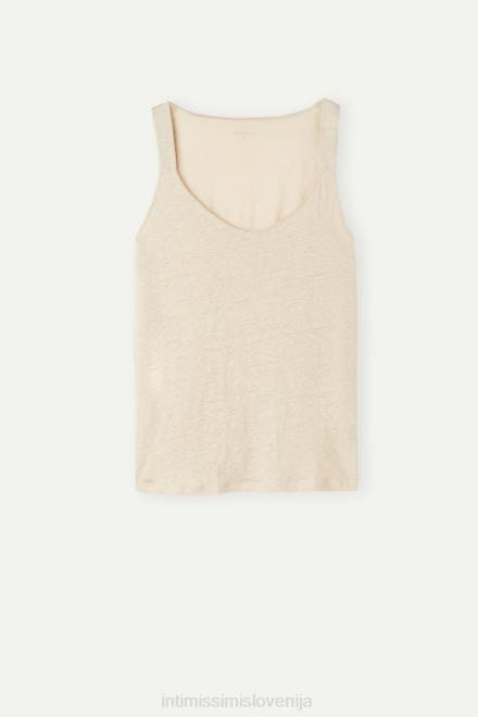 Intimissimi ženske 913i-bež vrv oblačila 2R8X1293 kamisol iz lanu