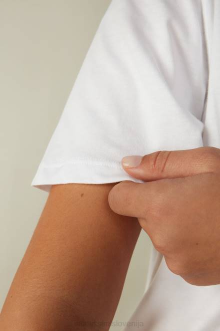 Intimissimi ženske 001-bela oblačila 2R8X1422 majica iz bombaža supima s kratkimi rokavi