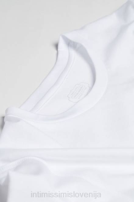 Intimissimi ženske 001-bela oblačila 2R8X1422 majica iz bombaža supima s kratkimi rokavi