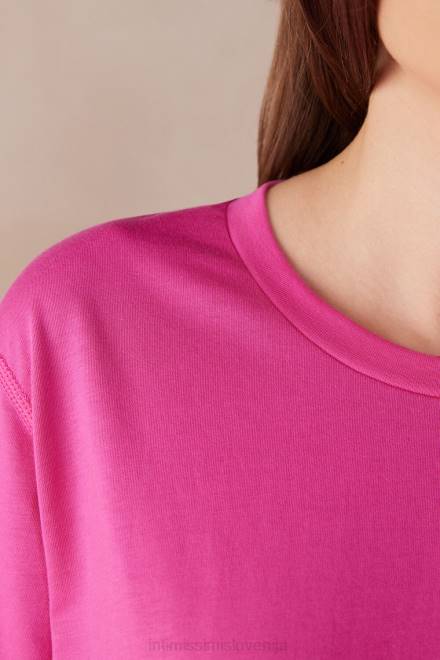 Intimissimi ženske 206j-valentinovo roza oblačila 2R8X1283 majica iz bombaža supima s kratkimi rokavi