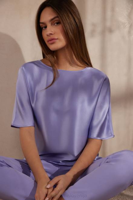 Intimissimi ženske 212j-sladka sivka oblačila 2R8X1316 svila s kratkimi rokavi in ​​top iz modala