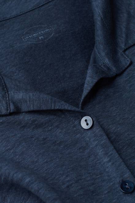 Intimissimi ženske 243j-mornarsko modra oblačila 2R8X1299 lanena srajca z dolgimi rokavi