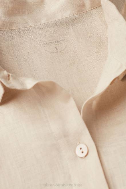 Intimissimi ženske 913i-bež vrv oblačila 2R8X1295 platnena srajca iz gladkega tkanja